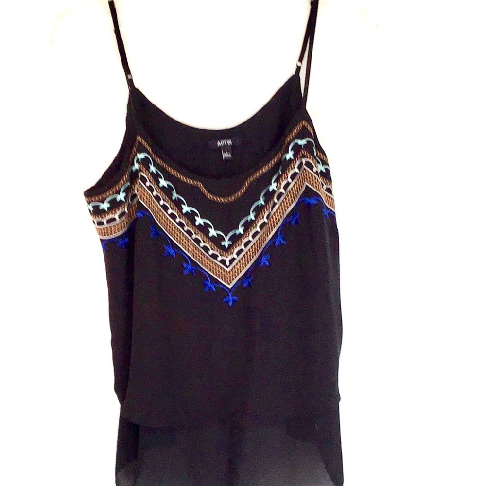 APT 9 black camisole top size L